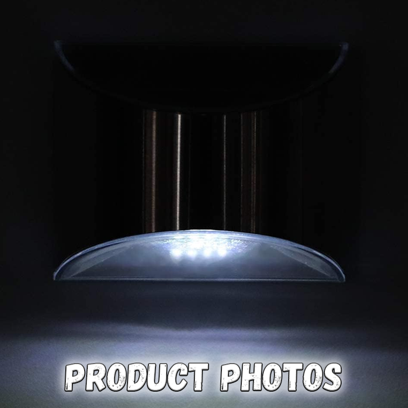 Replacement solar LED light for house number sign – view 3